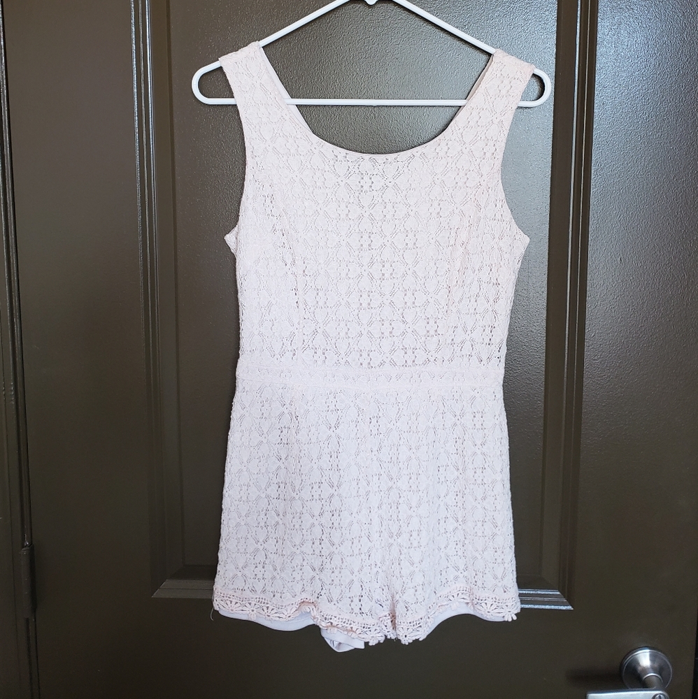 Light Pink Lace Romper!!!